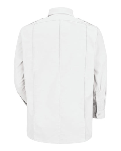Red Kap Men's Long Sleeve Security Shirt SP36 #color_White - 345