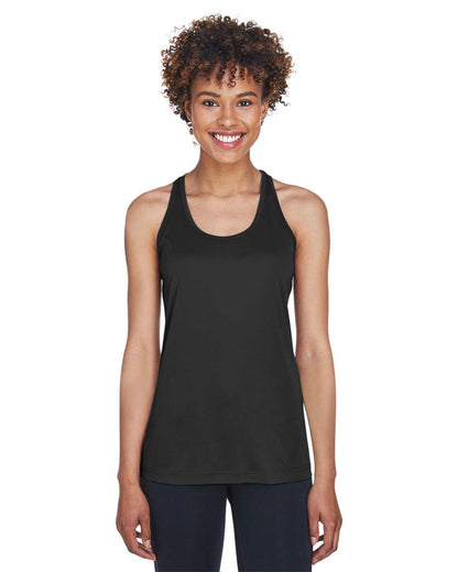 Team 365 Women's Zone Performance Racerback Tank TT11WRC #colormdl_Black