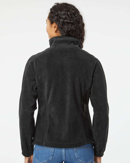 Burnside Women's Polar Fleece Full-Zip Jacket 5062 #colormdl_Black