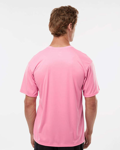 Badger B-Core Sport Shoulders T-Shirt 4120 #colormdl_Pink