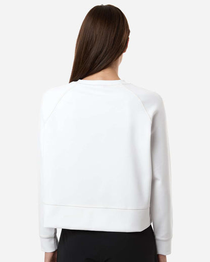 Adidas Women's Beyond Side-Snap Crewneck Sweatshirt A1014 #colormdl_White