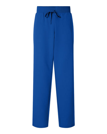 Jaanuu Women's Petite Sizes Xenos Essential Knit-Waist Scrub Pants W20001P #color_Royal Blue