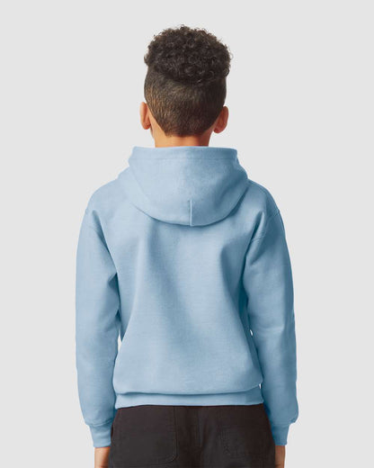 Gildan Softstyle® Youth Midweight Hooded Sweatshirt SF500B #colormdl_Stone Blue