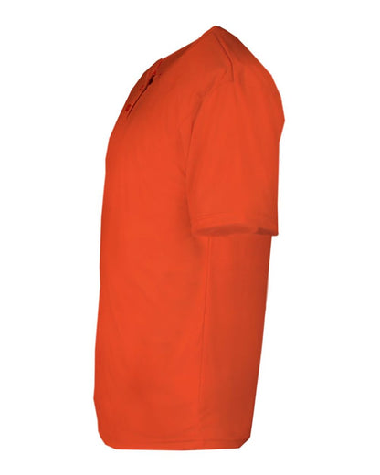 Alleson Athletic B-Core Youth Placket Jersey 2930 #color_Burnt Orange