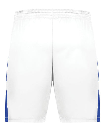 Augusta Sportswear Youth Step-Back Basketball Shorts 1737 #color_White/ Royal
