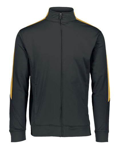 Augusta Sportswear Men's Medalist Jacket 2.0 4395 #color_Black/ Gold