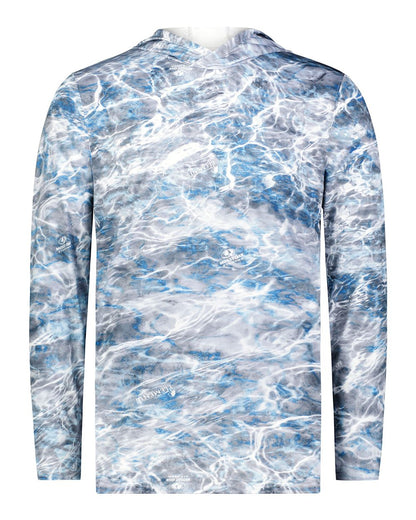 Holloway Men's Mossy Oak Momentum Hoodie 223515 #color_Steelhead