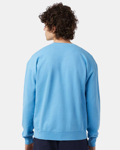 Champion Unisex Garment-Dyed Crewneck Sweatshirt CD400 #colormdl_Delicate Blue