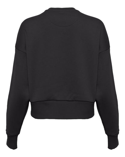 Next Level Women's Heavyweight Crewneck Sweatshirt 9087 #color_Graphite Black