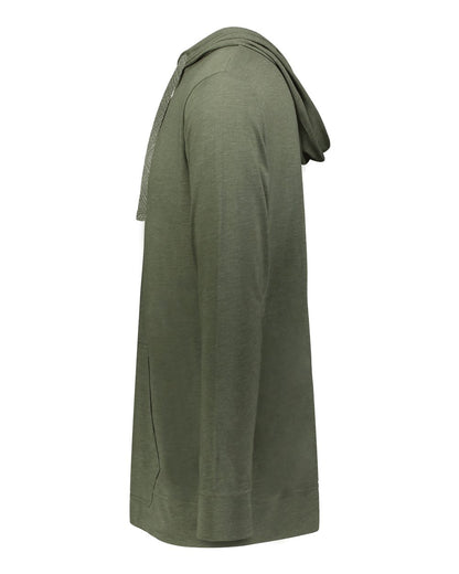 Holloway Men's Repreve® Eco Hooded Sweatshirt 222577 #color_Olive Heather