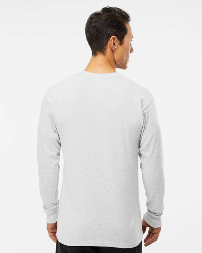 M&O Unisex Gold Soft Touch Long Sleeve T-Shirt 4820 #colormdl_Ash