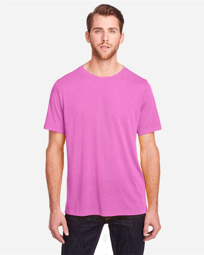 CORE365 Unisex Fusion ChromaSoft™ Performance T-Shirt CE111 #colormdl_Charity Pink