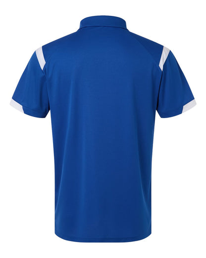 Badger Men's On the Rise Polo 3350 #color_Royal/ White