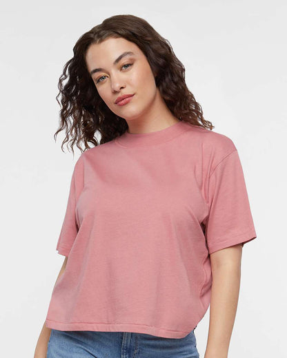 LAT Women's Boxy Tee 3518 #colormdl_Mauvelous