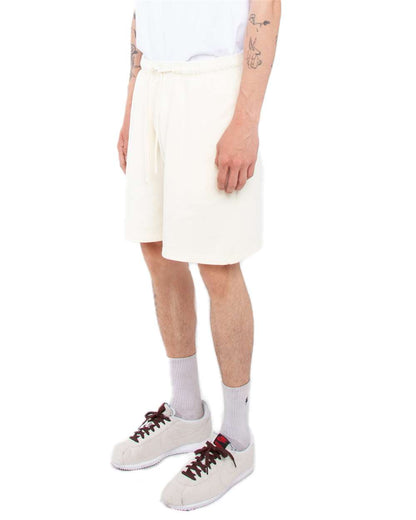 Shaka Wear Men's Garment-Dyed Fleece Shorts SHGFS #colormdl_Cream