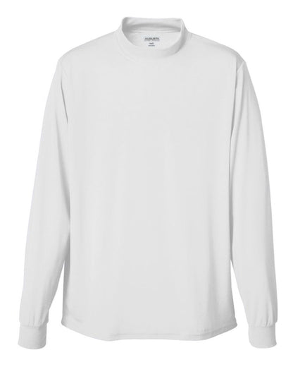 Augusta Sportswear Wicking Mock Turtleneck 797 #color_White