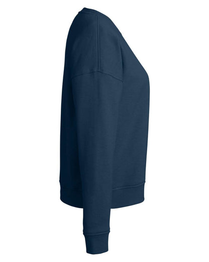 vineyard vines Women's Garment-Dyed Crewneck Sweatshirt K002794 #color_Vineyard Navy