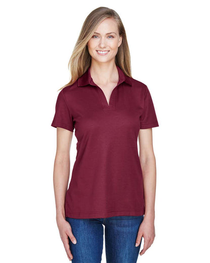 Devon & Jones Women's CrownLux Performance® Plaited Polo DG20W #colormdl_Burgundy