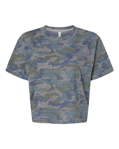LAT Women's Boxy Tee 3518 #color_Vintage Camo