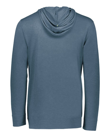Holloway Men's Repreve® Eco Hooded Sweatshirt 222577 #color_Storm Heather