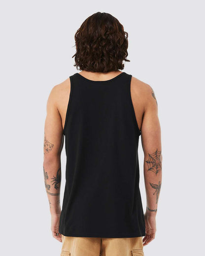 BELLA + CANVAS Triblend Tank 3484 #colormdl_Solid Black Triblend