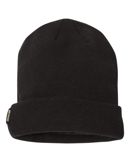 DRI DUCK Basecamp Performance Cuffed Beanie 3562 #color_Black