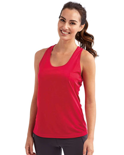 TriDri Women's Knot Back Venus Tank TD042 #colormdl_Hot Pink