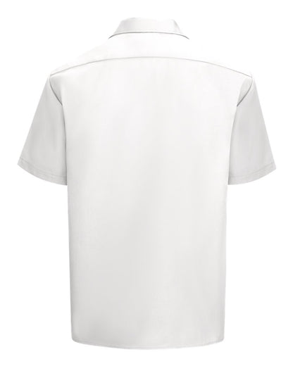 Dickies Short Sleeve Work Shirt - Tall Sizes 2574T #color_White