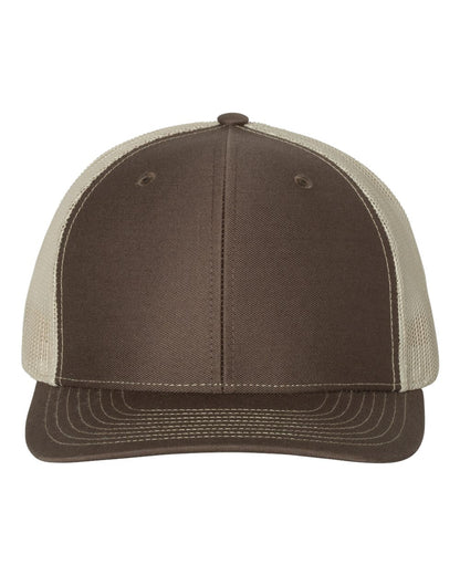 Richardson Snapback Trucker Cap 112 #color_Brown/ Khaki