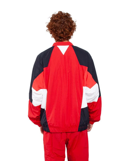 Shaka Wear Men's Nylon Tracksuit Jacket SHNTJ #colormdl_Red