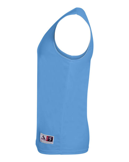 Augusta Sportswear Youth Reversible Wicking Tank Top 149 #color_Columbia Blue/ White