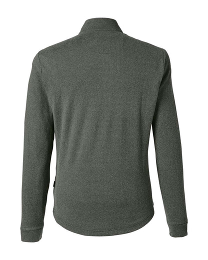 Swannies Men's Emery Quarter-Zip Pullover SWE500 #color_Olive/ Grey Heather