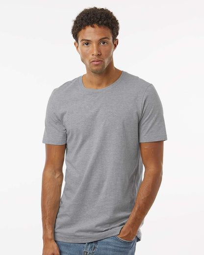 Tultex Combed CVC T-Shirt 602CVC #colormdl_Heather Grey