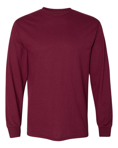 Gildan Unisex DryBlend® 50/50 Long Sleeve T-Shirt 8400 #color_Maroon