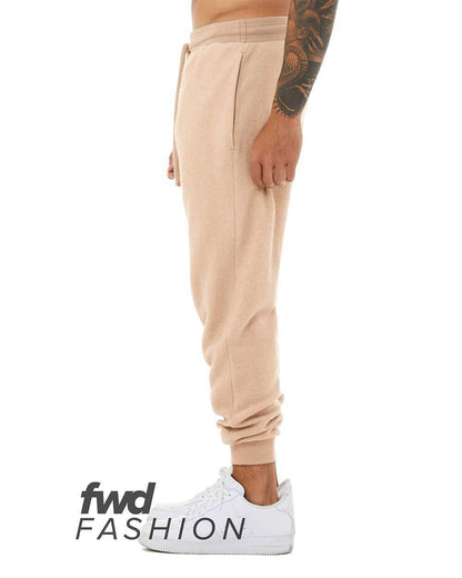 BELLA + CANVAS FWD Fashion Sueded Fleece Jogger 3327 #color_Heather Oat