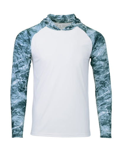 Paragon Men's Biloxi Performance Colorblocked Hooded Sweatshirt 241 #color_Spindrift