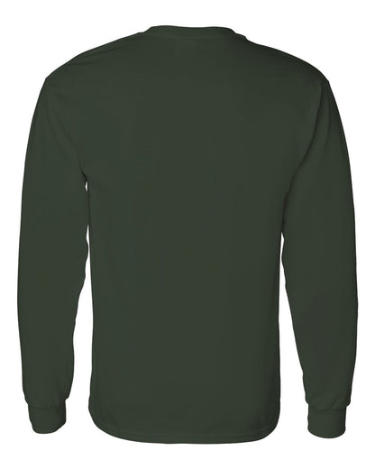 Gildan Unisex Heavy Cotton™ Long Sleeve T-Shirt 5400 #color_Forest