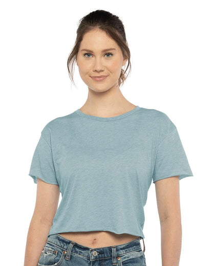 Next Level Women's Festival Crop Top 5080 #colormdl_Stonewash Denim