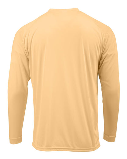 Paragon Unisex Long Islander Performance Long Sleeve T-Shirt 210 #color_Peach