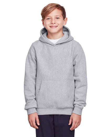 Team 365 Youth Zone HydroSport™ Heavyweight Hooded Sweatshirt TT96Y #colormdl_Athletic Heather