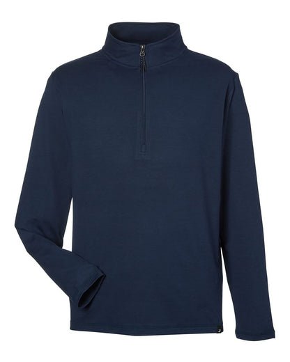 Glyder Men's Fairway Marbled Jersey Quarter-Zip Pullover MDP1772 #color_Navy Marble