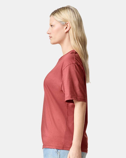 American Apparel Unisex Fine Jersey Tee 2001 #colormdl_Canyon