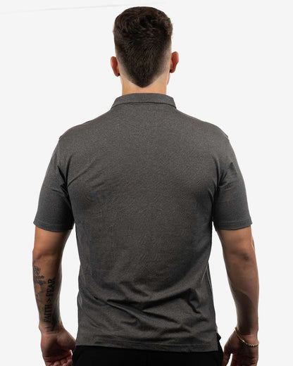 Burnside Men's Dawn to Dusk Polo 0900 #colormdl_Heather Charcoal