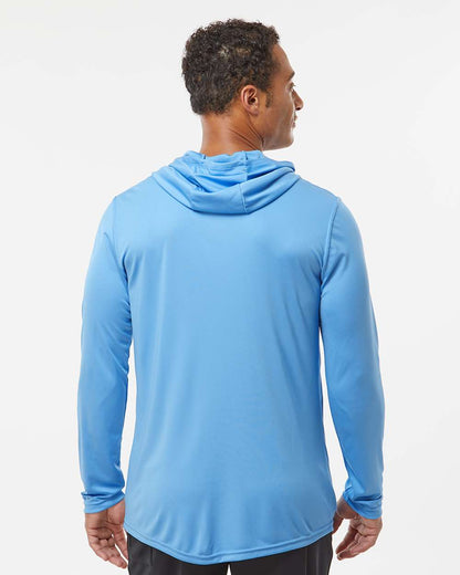 Holloway Men's Momentum Hooded Long Sleeve T-Shirt 222830 #colormdl_Columbia Blue