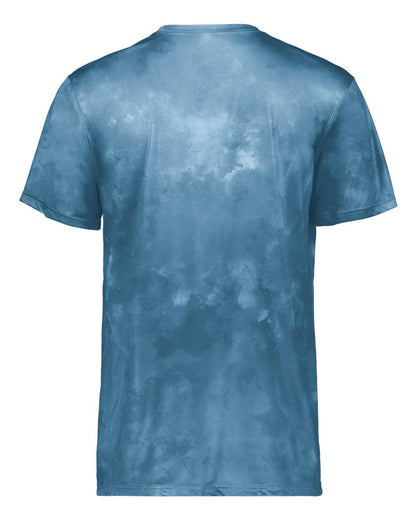 Holloway Men's Cotton-Touch Cloud T-Shirt 222596 #color_Columbia Blue Cloud Print