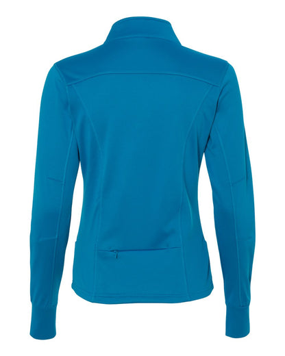 Independent Trading Co. Women's Poly-Tech Full-Zip Track Jacket EXP60PAZ #color_Aster Blue