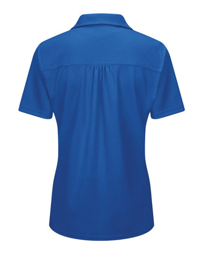 Red Kap Women's Performance Knit® Flex Series Pro Polo SK91 #color_Royal