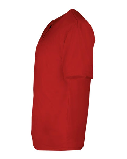 Alleson Athletic B-Core Youth Placket Jersey 2930 #color_Red