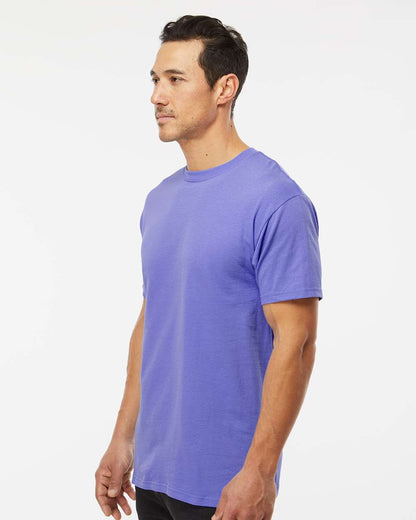 M&O Men's Gold Soft Touch T-Shirt 4800 #colormdl_Violet