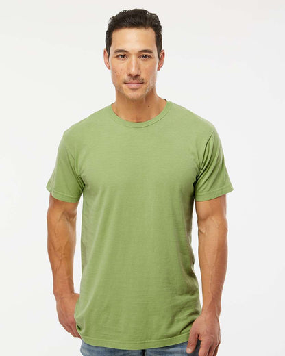 M&O Unisex Vintage Garment-Dyed T-Shirt 6500M #colormdl_Aloe